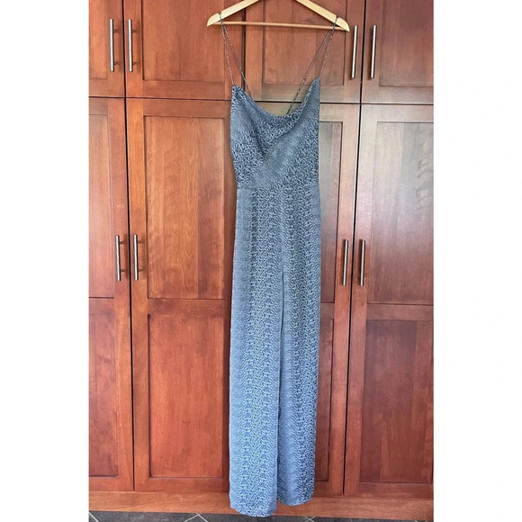 Finders Keepers Catalina Wide Leg Jumpsuit Sleeveless Animal Print Size 10 NEW - Picture 4 of 12